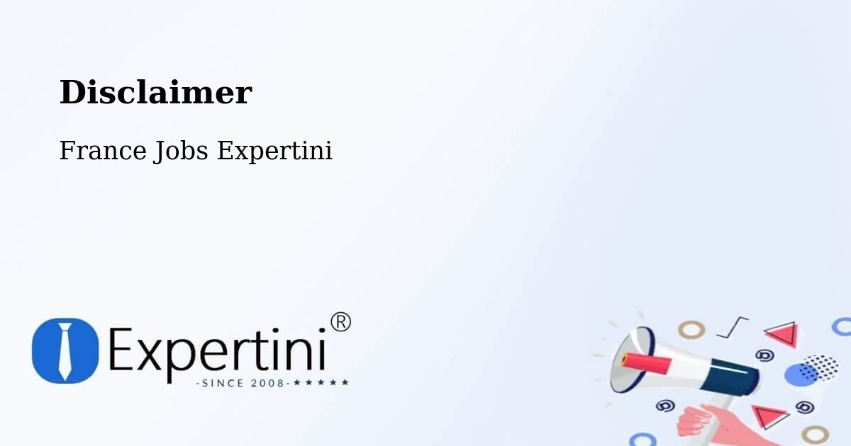 Disclaimer – Fegersheim - France Jobs Expertini